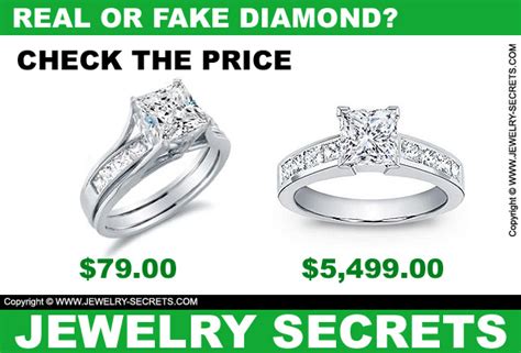 fake diamonds without price tag